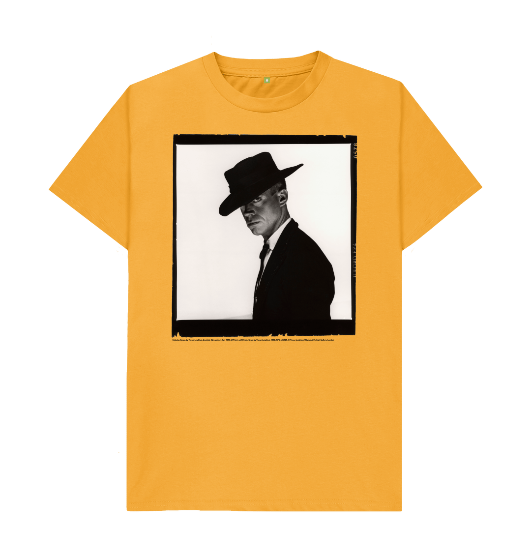 Mustard printed t shirt front