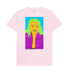 Pink Printed T-shirt Front