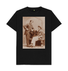 Black Printed T-shirt Front