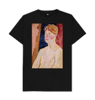 Black Printed T-shirt Front