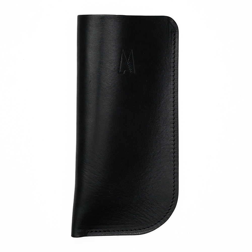 Missouri leather glasses sleeve front