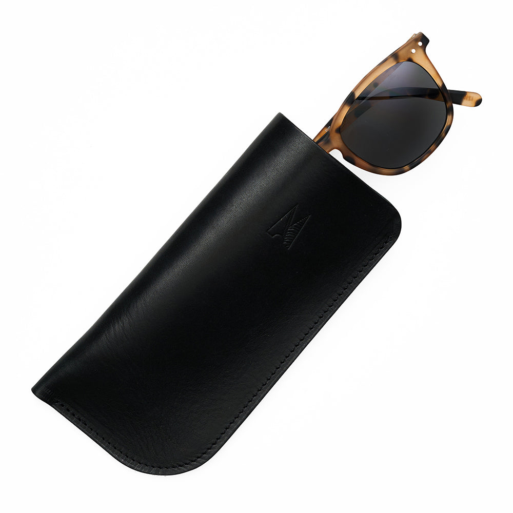 Missouri leather glasses sleeve styled