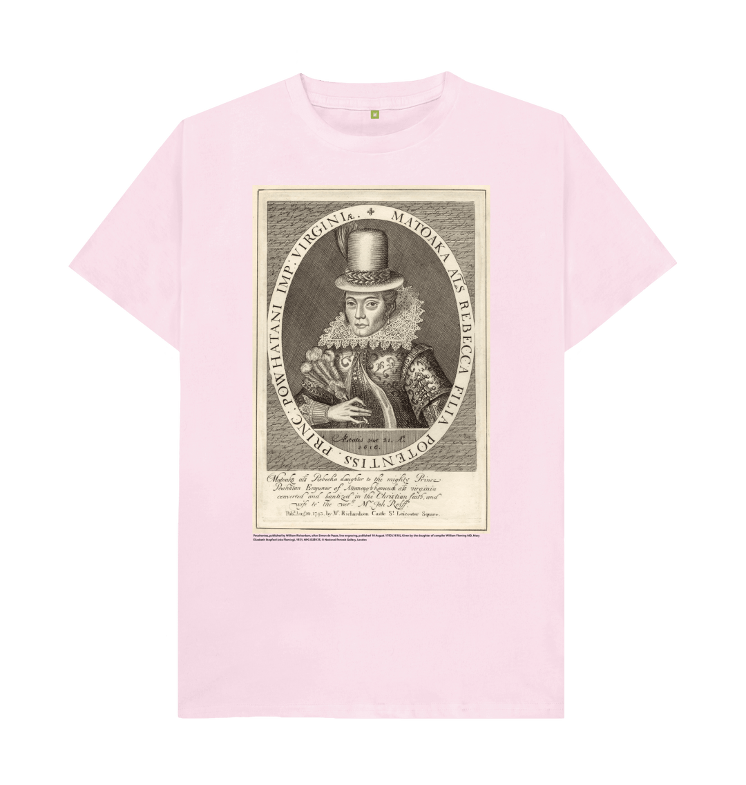 Pink printed t shirt front
