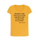 Mustard Printed T-shirt Front