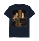 Navy Blue Printed T-shirt Front