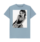 Stone Blue Printed T-shirt Front