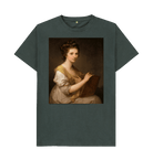 Dark Grey Printed T-shirt Front