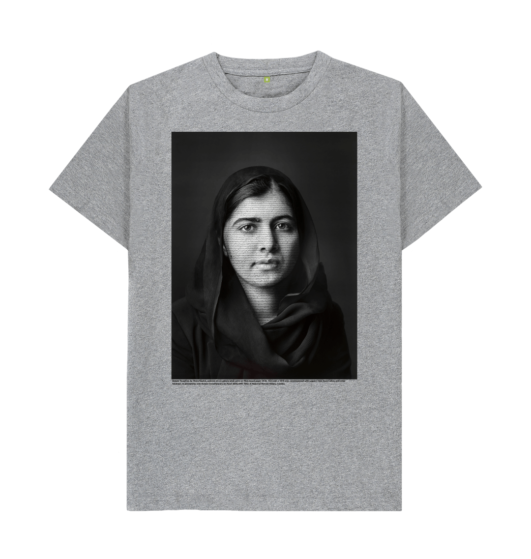 Athletic grey printed t shirt front