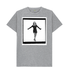 Athletic Grey Printed T-shirt Front