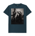 Denim Blue Printed T-shirt Front