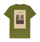 Moss Green Printed T-shirt Front