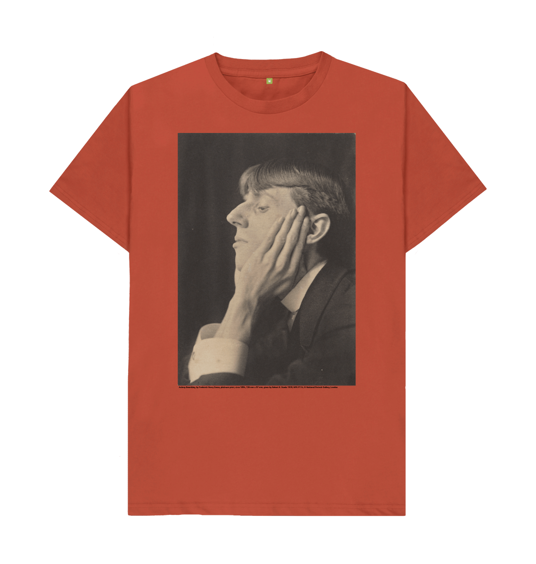 Rust printed t shirt front