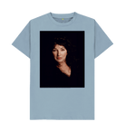 Stone Blue Printed T-shirt Front