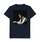 Navy Blue Printed T-shirt Front