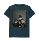 Denim Blue Printed T-shirt Front