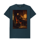 Denim Blue Printed T-shirt Front