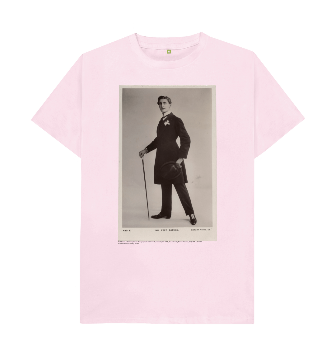 Pink printed t shirt front