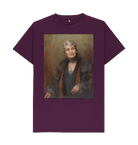 Purple Printed T-shirt Front