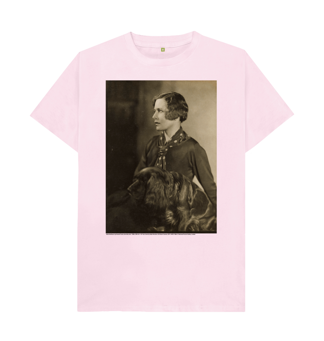 Pink printed t shirt front