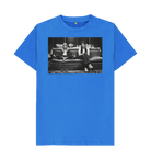 Bright Blue Printed T-shirt Front