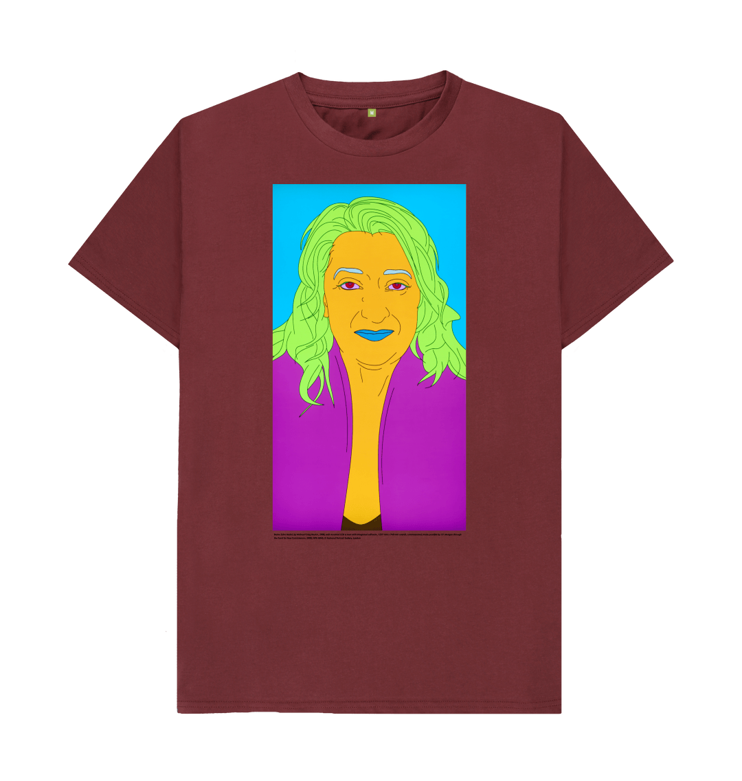 Red wine printed t shirt front