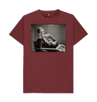Red Wine Printed T-shirt Front
