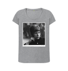 Athletic Grey Printed T-shirt Front