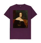 Purple Printed T-shirt Front