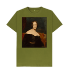 Moss Green Printed T-shirt Front