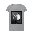 Athletic Grey Printed T-shirt Front