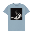 Stone Blue Printed T-shirt Front