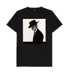 Black Printed T-shirt Front