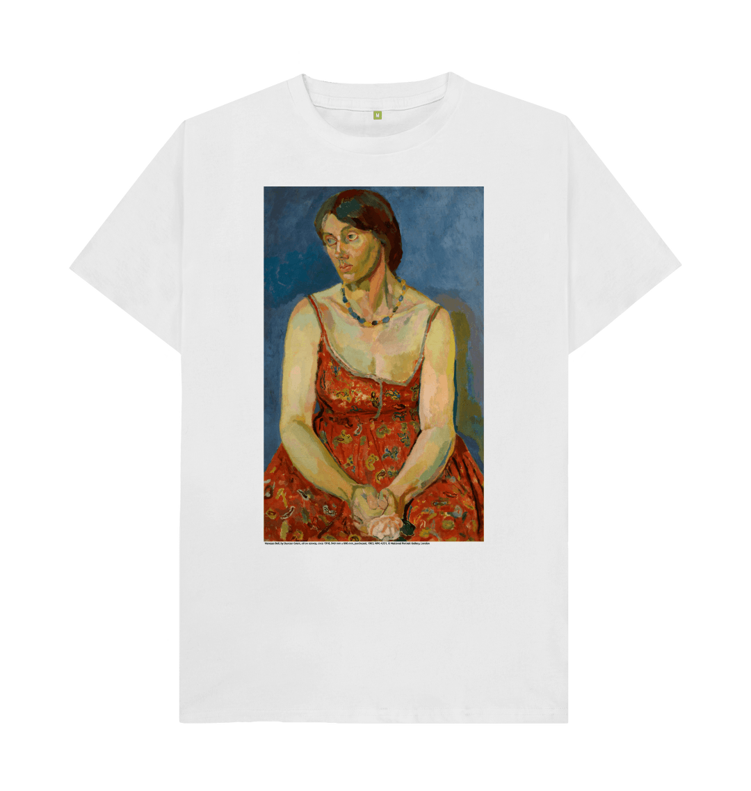 White printed t shirt front