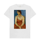 White Printed T-shirt Front