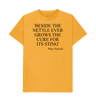 Mustard Printed T-shirt Front