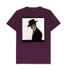 Purple Printed T-shirt Front
