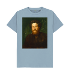 Stone Blue Printed T-shirt Front