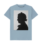 Stone Blue Printed T-shirt Front
