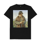Black Printed T-shirt Front