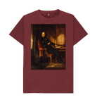 Red Wine Printed T-shirt Front