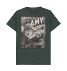 Dark Grey Printed T-shirt Front