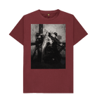 Red Wine Printed T-shirt Front
