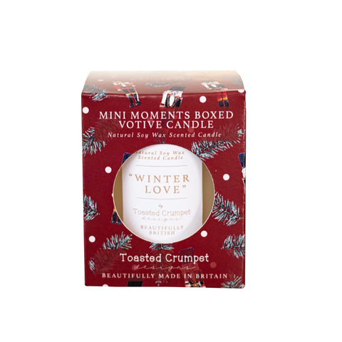 Nutcracker Winter Love Mini Votive Boxed Candle