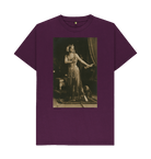 Purple Printed T-shirt Front