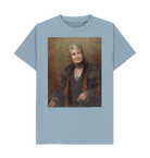 Stone Blue Printed T-shirt Front