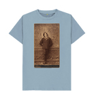 Stone Blue Printed T-shirt Front