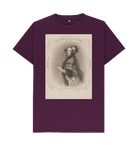 Purple Printed T-shirt Front