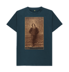 Denim Blue Printed T-shirt Front