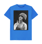 Bright Blue Printed T-shirt Front