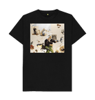 Black Printed T-shirt Front